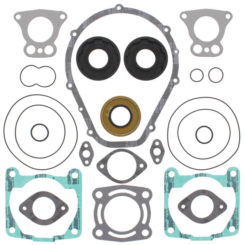 Vertex Pistons — Vertex Gaskets 01-04 Polaris Freedom 700/SLH700 Complete Gasket Kit w/ Oil Seals
