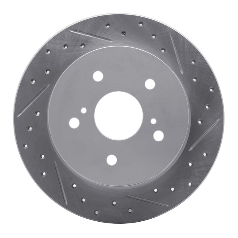 R1 Concepts — R1 10-13 Suzuki Kizashi Rear Right Drilled & Slotted Geo-Carbon Rotor