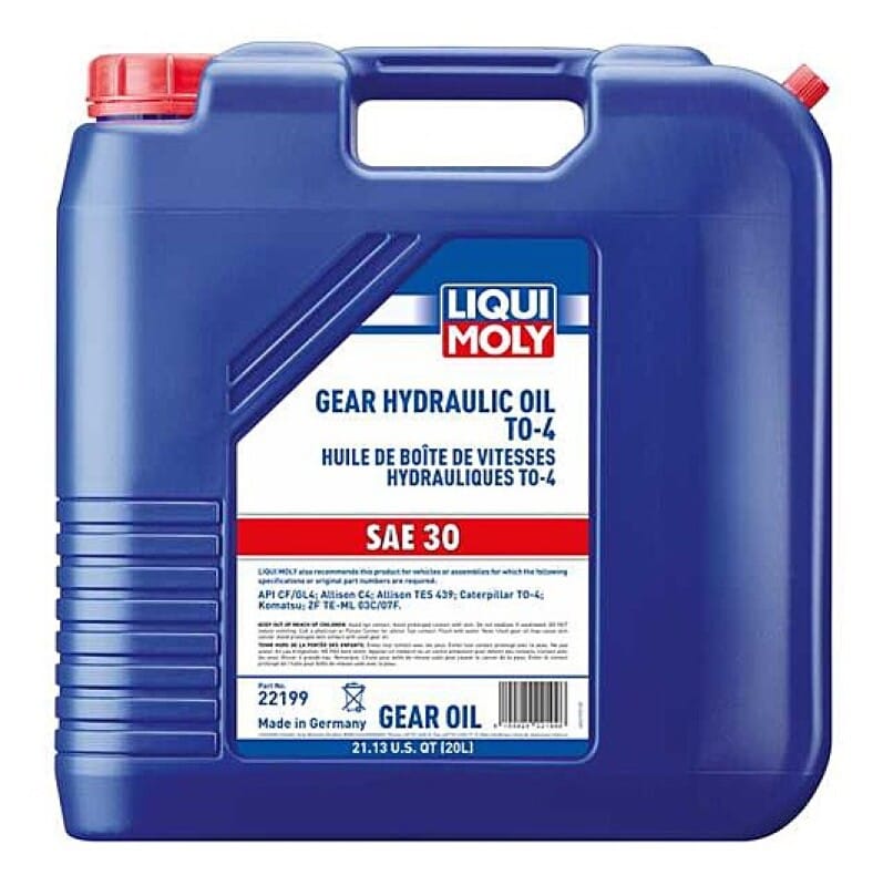 LIQUI MOLY — LIQUI MOLY 20L Gear Hydraulic Oil TO-4 SAE 30W