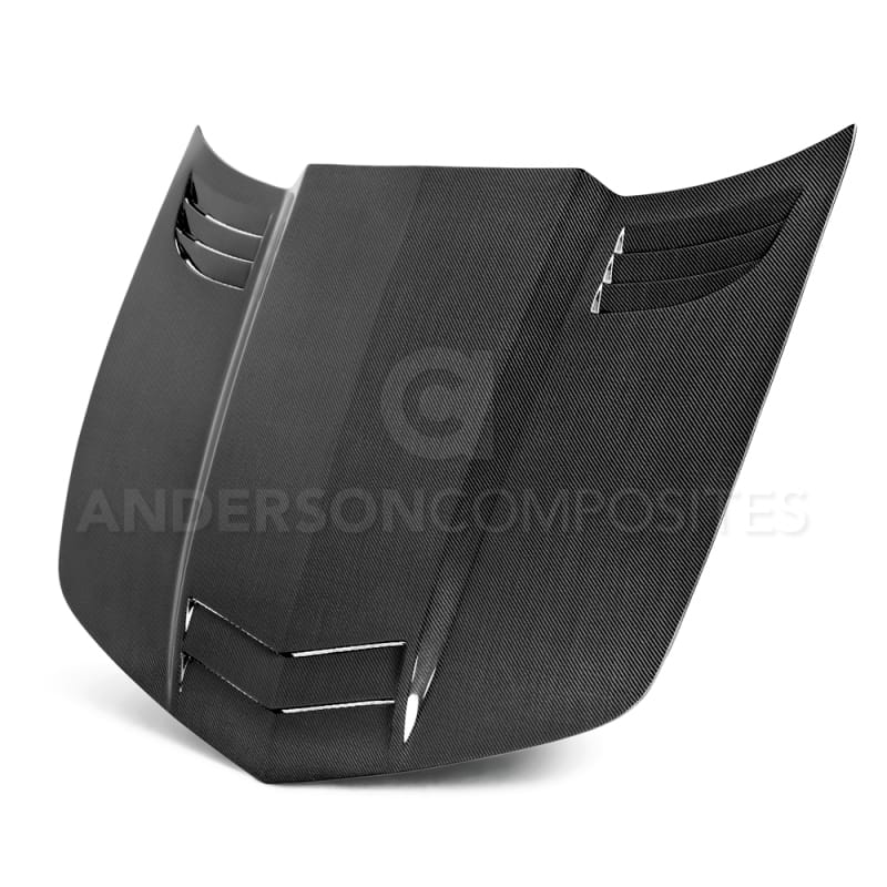 Anderson Composites — Anderson Composites 10-13 Chevy Camaro TT-Style Carbon Fiber Hood