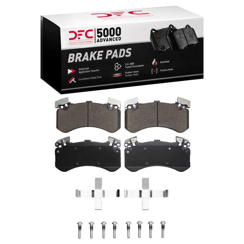 DFC — DFC 11-19 Audi A8 Front 5000 Advanced Low Metallic Brake Pads and Hardware Kit
DFC Brake Pad Set