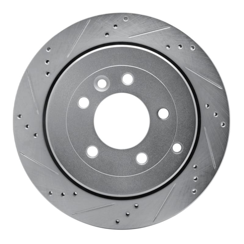 R1 Concepts — R1 05-07 Land Rover LR3 Rear Left Drilled & Slotted Silver Brake Rotor
R1 Brake Rotor Drill