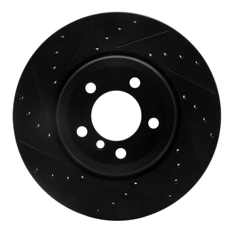 R1 Concepts — R1 02-05 BMW 760LI Rear Left Drilled & Slotted Black Brake Rotor
R1 Brake Rotor Drill