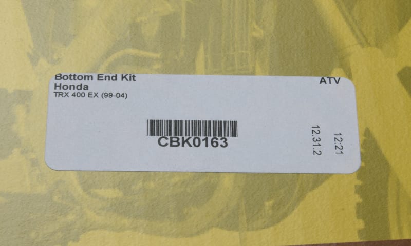 Hot Rods — Hot Rods 99-04 Honda TRX 400 EX 400cc Bottom End Kit