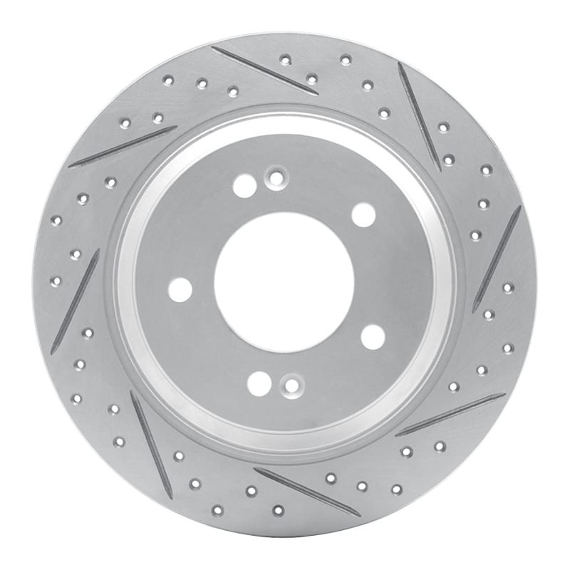 R1 Concepts — R1 13-26 Hyundai Kona Rear Right Drilled & Slotted Geo-Carbon Rotor