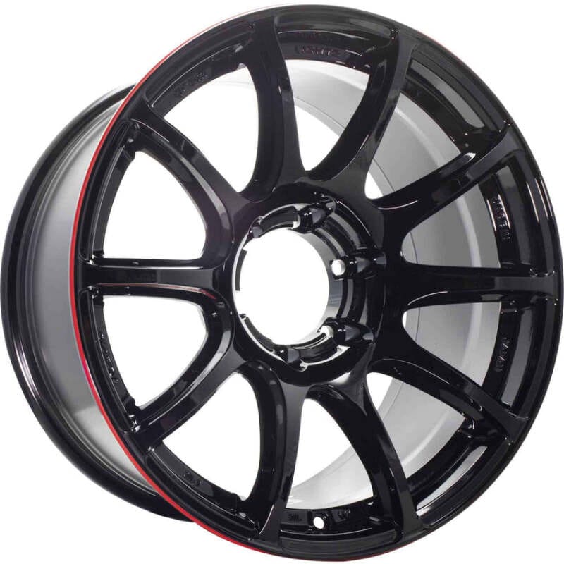 Gram Lights — Gram Lights 57Trans-X Rev Limit 20X9.5 +25 6x139.7 Black w/ Machining E-PRO CoatT Wheel