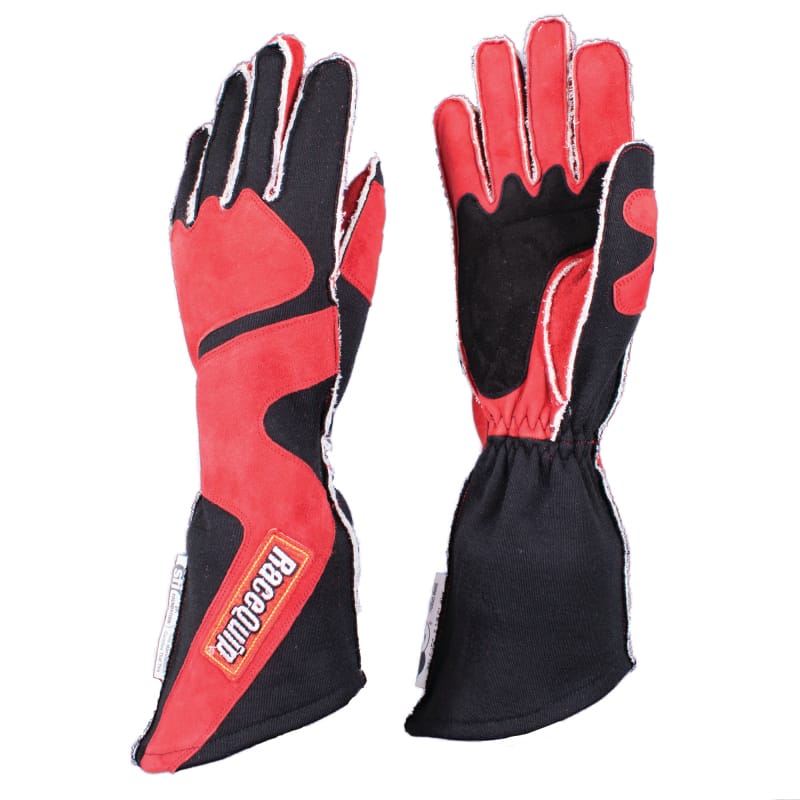 Racequip — RaceQuip SFI-5 Red/Black 2XL Outseam Angle Cut Glove