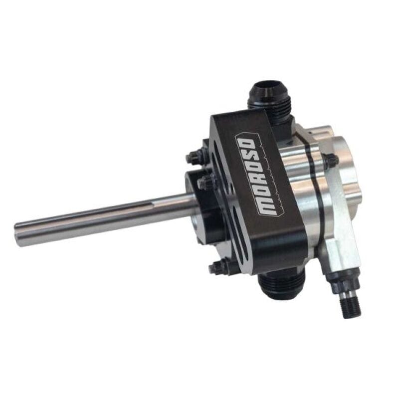 Moroso — Moroso Pro-Mod 2 Pc 60/40 Split 16.5in Tall 8in Diameter 9qt Dry Sump Tank - Black