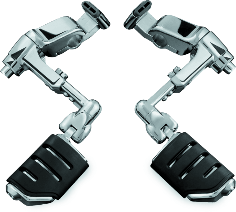 Kuryakyn — Kuryakyn Ergo III Adjustable Mount With Trident Dually ISO Pegs Chrome