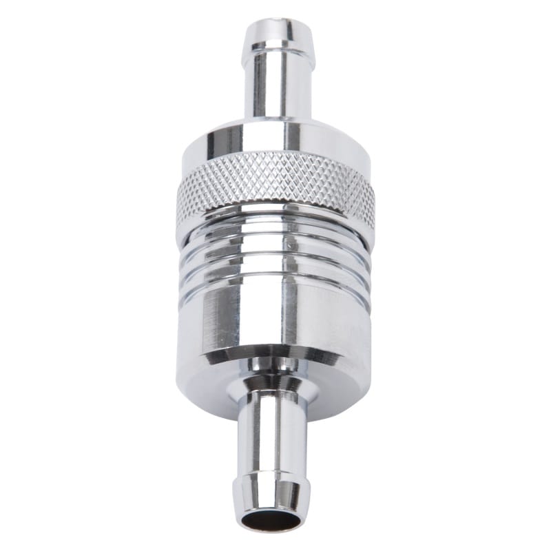 Edelbrock — Edelbrock Fuel Filter Aluminum 3In X 01/ 1/8In 3/8In Inlet/Outlet Chrome
KIT PARTS