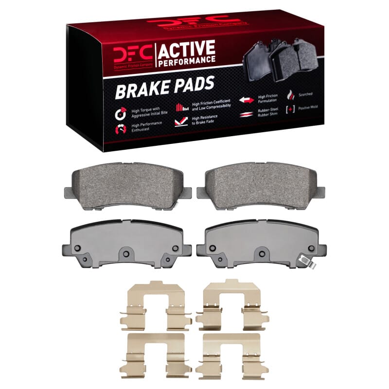 DFC — DFC 15-21 Ford Mustang Rear Active Performance Pads and Hardware Kit
DFC Brake Pad Set