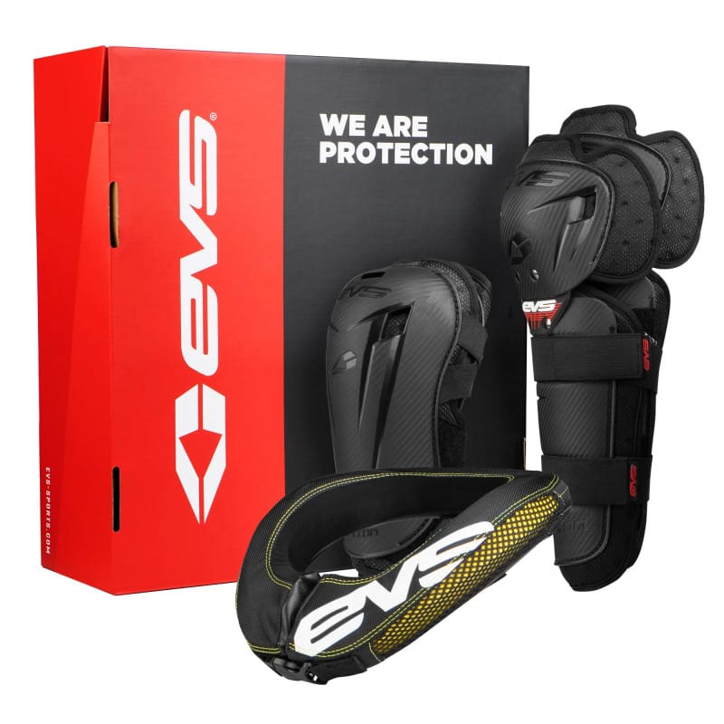 EVS — EVS Slam Combo(Option Knee/ Option Elbow/ R2 Collar) Black -Youth