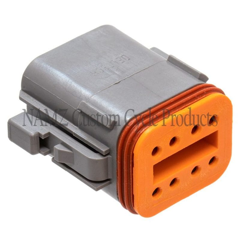 NAMZ — NAMZ Deutsch DT Series 8-Wire Plug & Wedgelock - Grey (Repl. HD 72138-94GY)