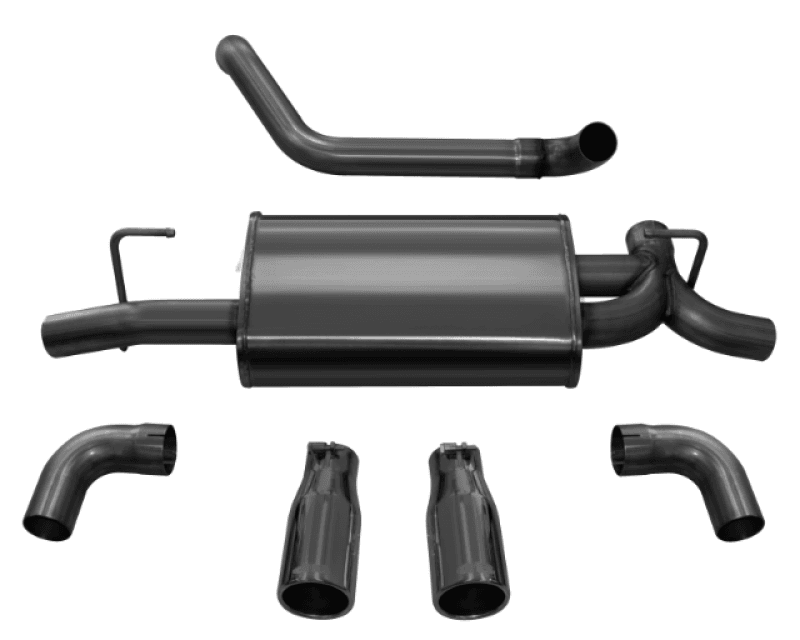 CORSA Performance — Corsa 2018-2025 Jeep Wrangler JL 2.5in Dual Rear Exit Black Tips Sport Axle-Back Exhaust
cor21014BLK
Exhaust