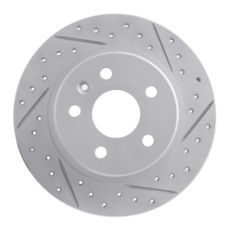 R1 Concepts — R1 16-23 Chevrolet Bolt Euv Rear Right Drilled & Slotted Geo-Carbon Rotor