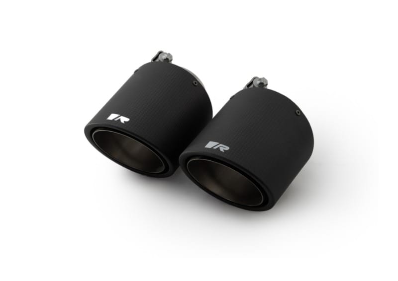 Remus — Remus Carbon 102mm Short Style Angled w/Titanium Internals Tail Pipe Set (Pair)