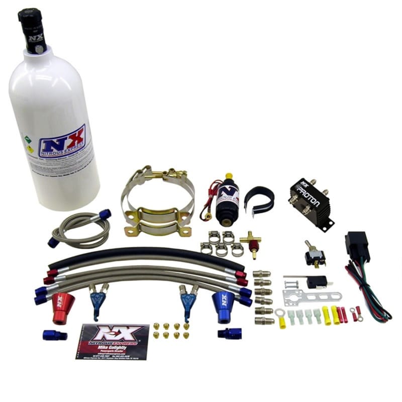 Nitrous Express — Nitrous Express 2 Cyl Proton Nitrous Kit w/1.0lb Bottle
Injection System Kit
N2OSys