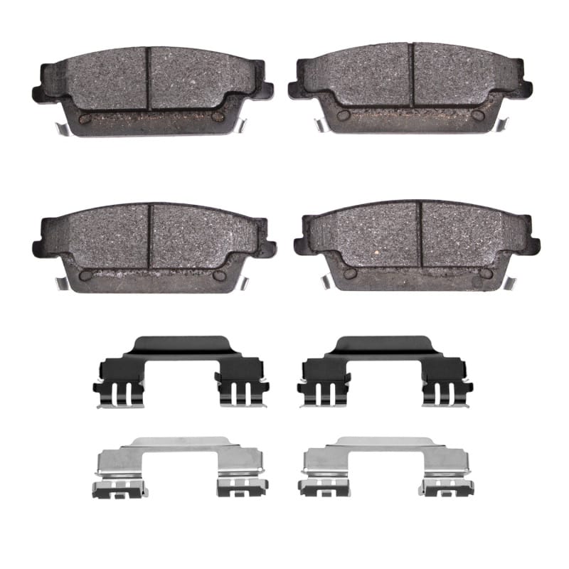 DFC — DFC 04-11 Cadillac SRX Rear 5000 Advanced Low Metallic Brake Pads and Hardware Kit
DFC Brake Pad Set