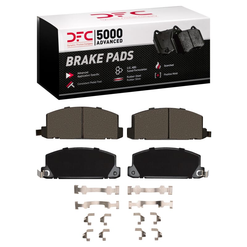 DFC — DFC 84-87 Isuzu Trooper Front 5000 Advanced Semi Metallic Brake Pads and Hardware Kit
DFC Brake Pad Set