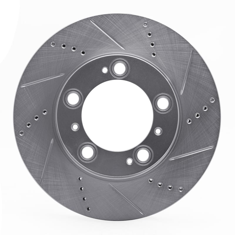 R1 Concepts — R1 97-04 Porsche Boxster Front Right Drilled & Slotted Silver Brake Rotor
R1 Brake Rotor Drill