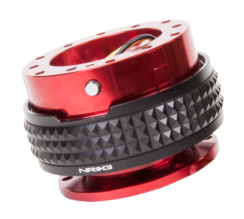 NRG — NRG Quick Release Kit - Pyramid Edition - Red Body / Black Pyramid Ring