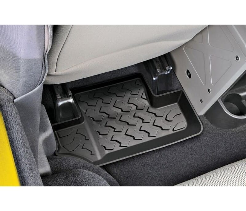 Bestop — Bestop 07-10 Jeep Wrangler JK 2-Door Rear Floor Mats (Black)