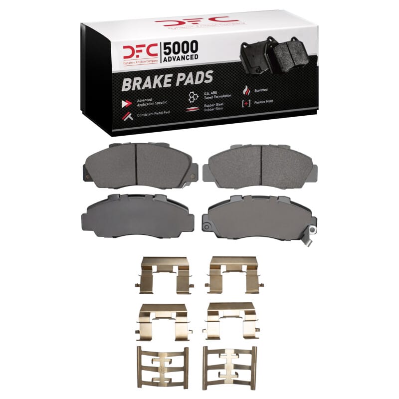 DFC — DFC 91-05 Acura LEGEND Front 5000 Advanced Ceramic Brake Pads and Hardware Kit
DFC Brake Pad Set