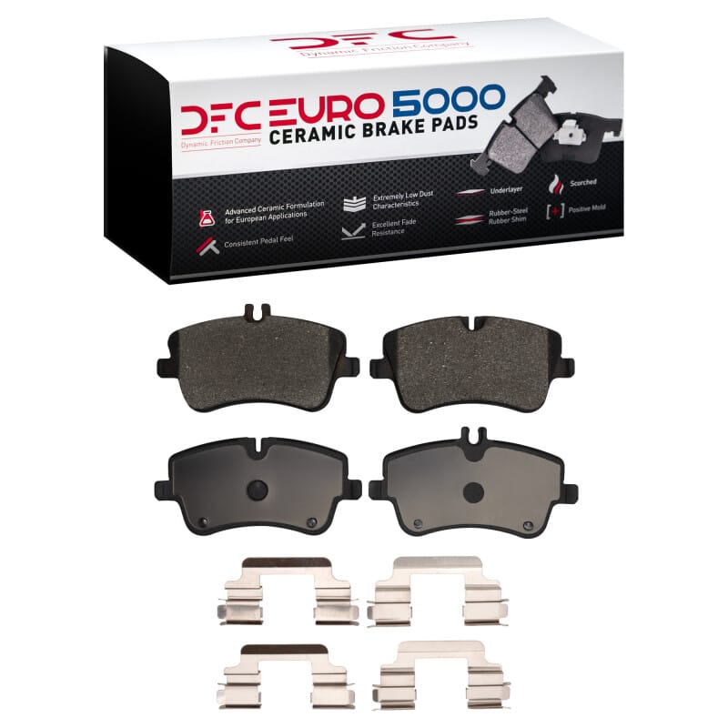 DFC — DFC 01-05 Mercedes-Benz C240 Front Euro 5000 Ceramic Brake Pads and Hardware Kit
DFC EURO Pads + HW