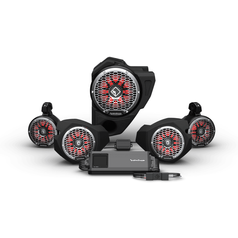 Rockford Fosgate UTV — Rockford Fosgate 14+ RZR Stage-5 Audio System For Ride Command (Gen-3)