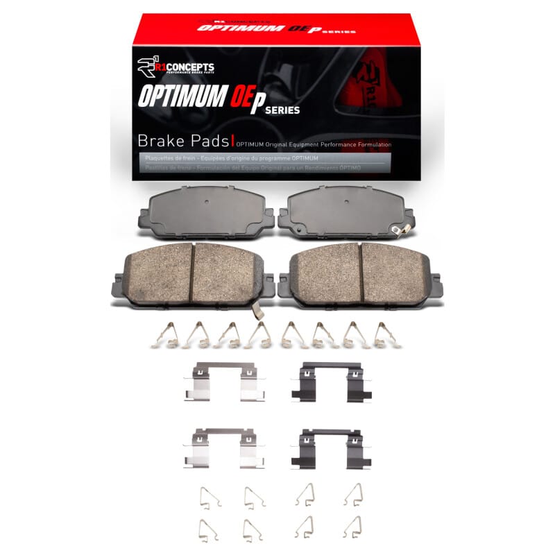 R1 Concepts — R1 17-21 Honda CLARITY Front Optimum OE Pads & Hardware Kit
R1 Optimum Oe Pads a