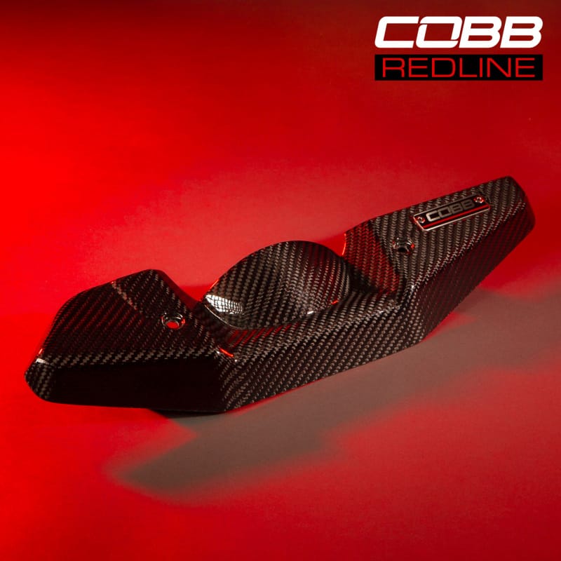 COBB — Cobb 08-20 Subaru STI/08-14 Subaru WRX Redline Carbon Fiber Alternator Cover - Gloss Finish