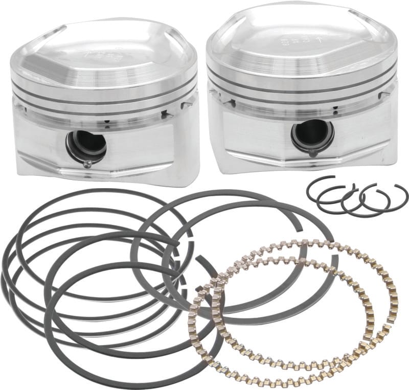 S&S Cycle — S&S Cycle 84-99 BT HSF 3-5/8in Piston Set - .020in