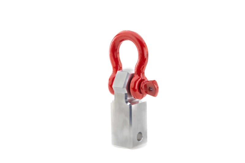 Weigh Safe — Weigh Safe Towing Recovery - Red Hard Shackle Hitch w/Aluminum Body