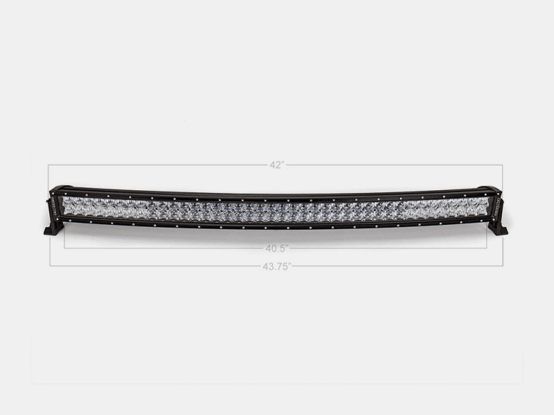Cali Raised LED — Cali Raised 42 Curved Dual Row 5D Optic Osram Led Bar - Spot