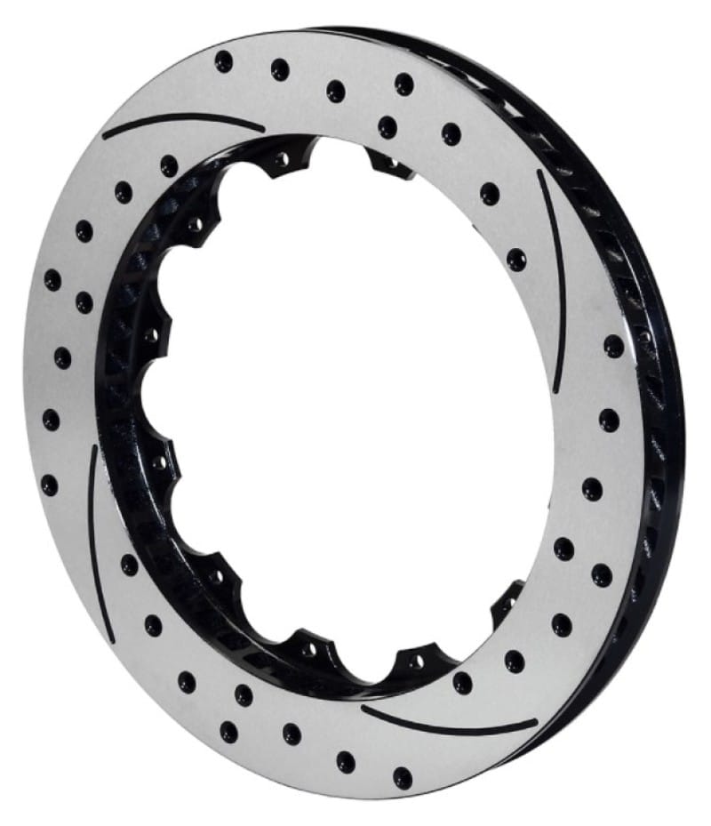 Wilwood — Wilwood Rotor-SV-SRP 72 Iron-LH-Drill-BLK 14.25 x 1.25 - 12 on 9.19in
BRAKE ROTOR