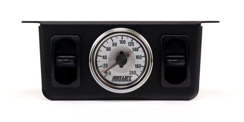 Air Lift — Air Lift Dual Needle Gauge With Two Paddle Switches- 200 PSI
Gauge Set
