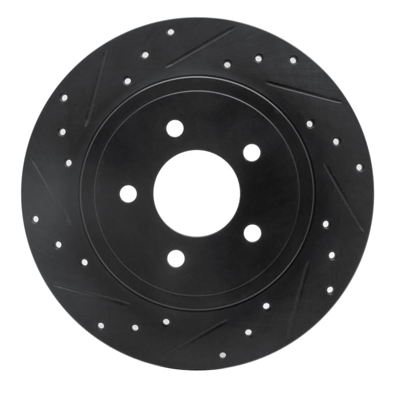 R1 Concepts — R1 05-08 Ford Escape Rear Left Drilled & Slotted Black Brake Rotor
R1 Brake Rotor Drill