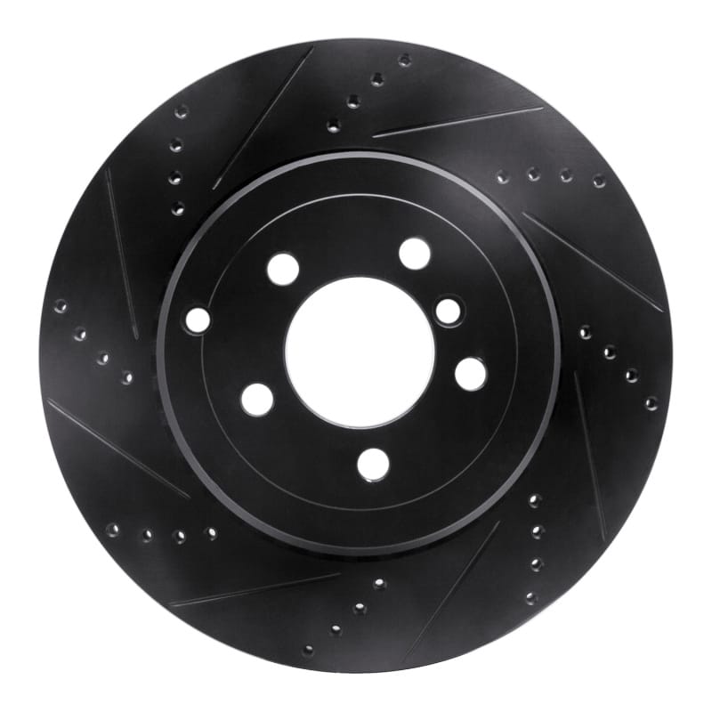 R1 Concepts — R1 10-12 Land Rover Range Rover Rear Left Drilled & Slotted Black Brake Rotor
R1 Brake Rotor Drill