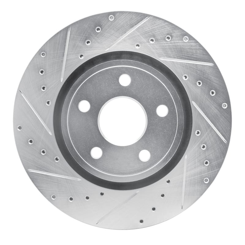 R1 Concepts — R1 11-25 Dodge Durango Front Left Drilled & Slotted Silver Brake Rotor
R1 Brake Rotor Drill