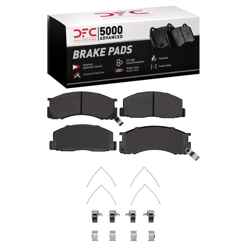 DFC — DFC 91-96 Toyota Previa Front 5000 Advanced Ceramic Brake Pads and Hardware Kit
DFC Brake Pad Set