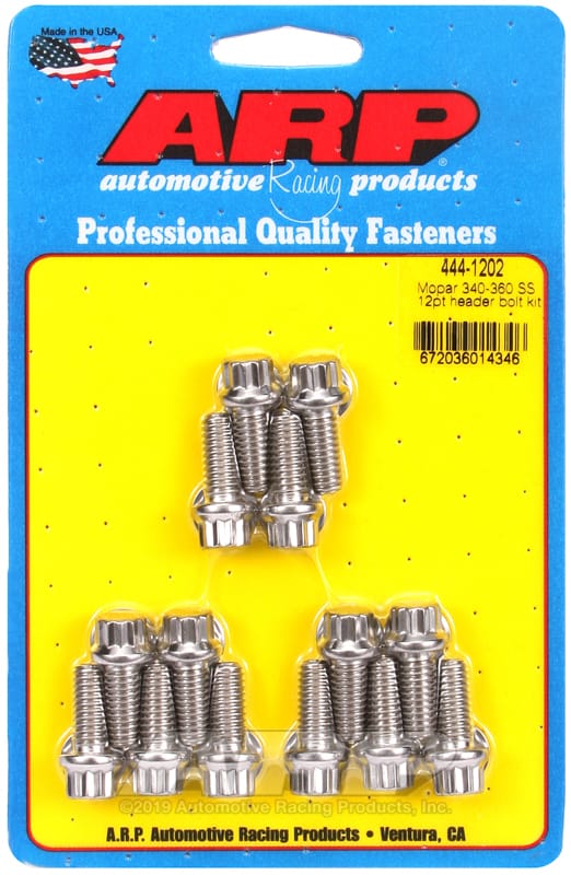 ARP — ARP Mopar 340-360 SS 12pt Header Bolt Kit