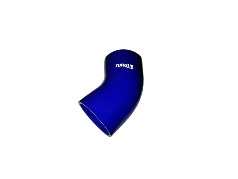 Torque Solution — Torque Solution 45 Degree Silicone Elbow: 2.25 inch Blue Universal