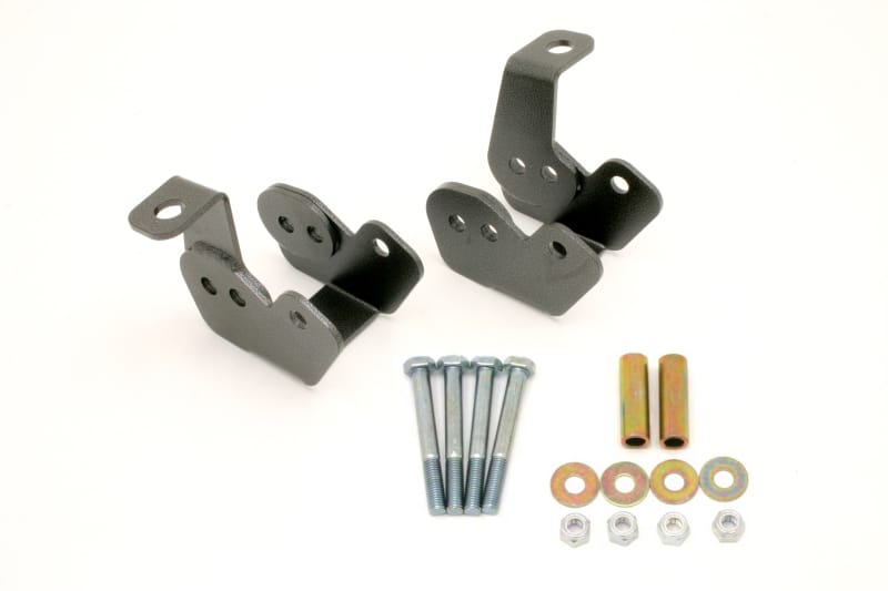 BMR Suspension — BMR 82-02 3rd Gen F-Body Bolt-On Control Arm Relocation Brackets - Black Hammertone