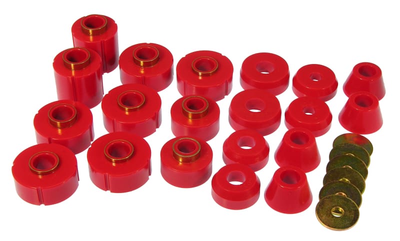 Prothane — Prothane 73-77 Chevy K10 Blazer Body Mount Kit - Red
BODY/SUB-FRAME MNTS