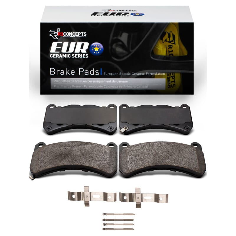 R1 Concepts — R1 08-25 Lexus IS F Front Euro Ceramic Pads & Hardware Kit
R1 Euro Ceramic Pads