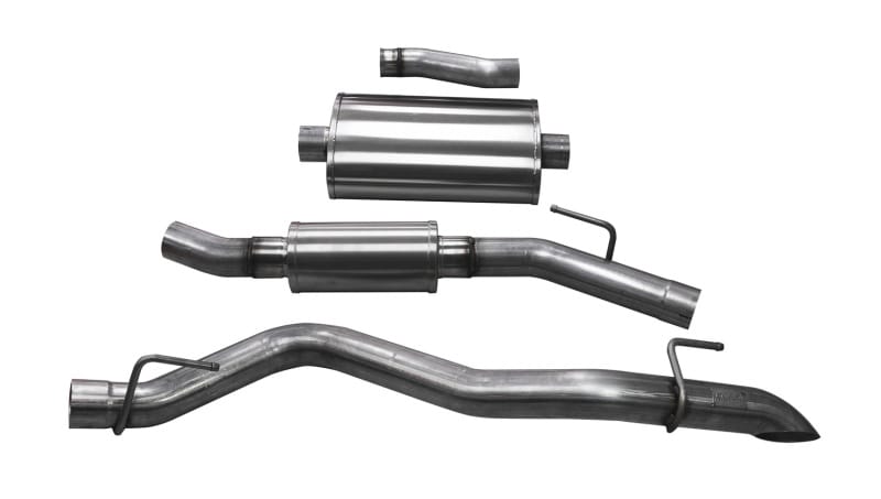 CORSA Performance — Corsa 2020-2025 Jeep Gladiator JT 3.0in Cat-Back Touring Single Side Exit w/ Turn Down Tip
Exhaust