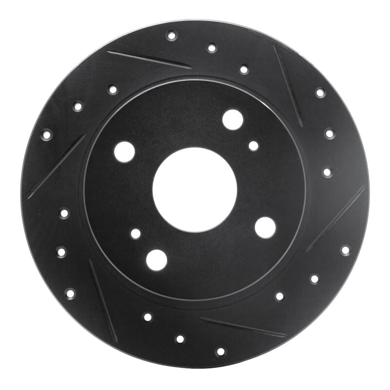 R1 Concepts — R1 79-81 Toyota Celica Rear Right Drilled & Slotted Black Brake Rotor
R1 Brake Rotor Drill