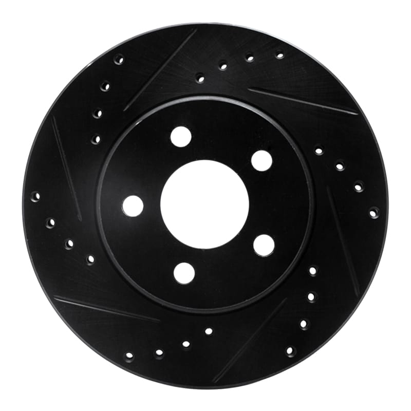 R1 Concepts — R1 86-90 Chrysler Town & Country Front Left Drilled & Slotted Black Brake Rotor
R1 Brake Rotor Drill