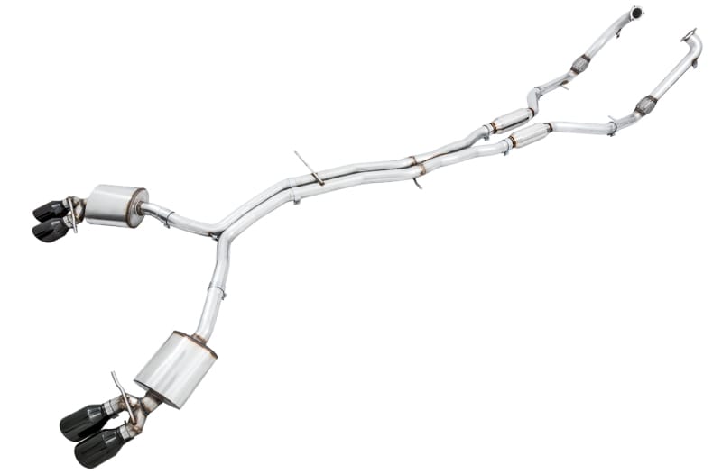 AWE Tuning — AWE Tuning Audi B9 S4 Touring Edition Exhaust - Non-Resonated (Black 102mm Tips)
Touring Exhaust
