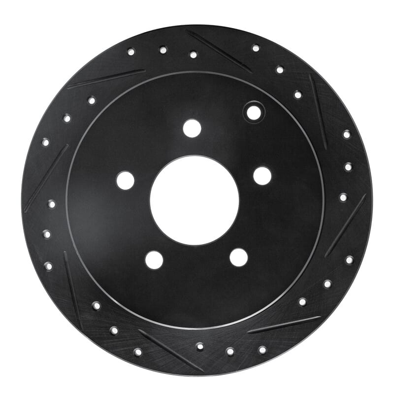 R1 Concepts — R1 01-07 Buick Rendezvous Rear Right Drilled & Slotted Black Brake Rotor
R1 Brake Rotor Drill
